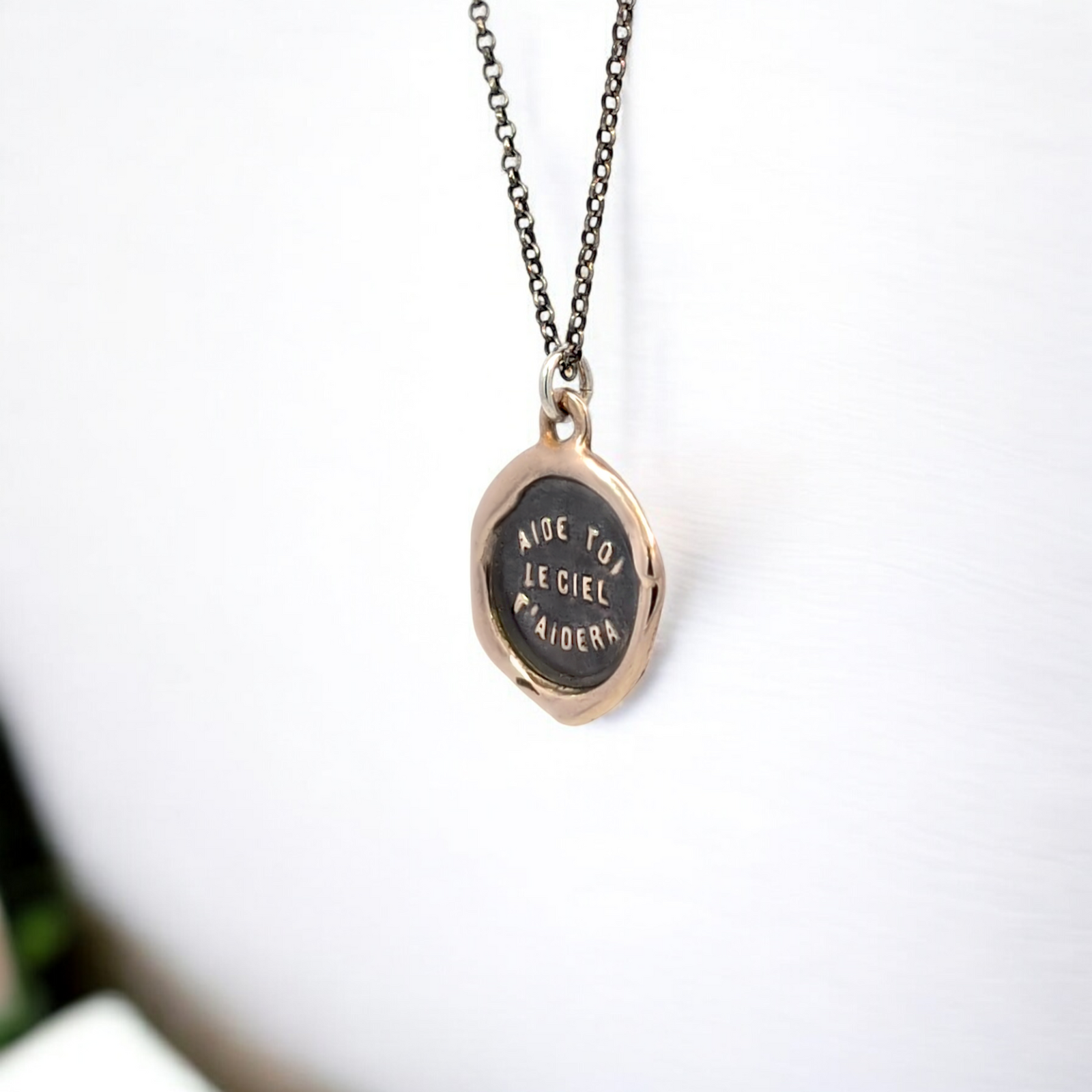 Self Reliance – Bronze Wax Seal Pendant