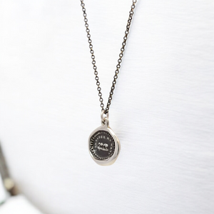 Consider My Ways – Silver Ant Wax Seal Pendant