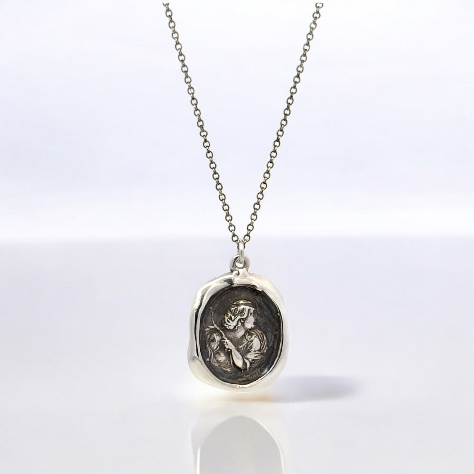 Of the Wild - Silver Artemis Wax Seal Pendant