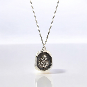 Of the Wild - Silver Artemis Wax Seal Pendant
