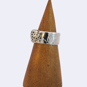 Seed Pod Ring, Sterling Silver, Size 8