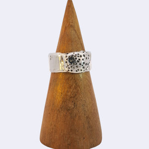 Seed Pod Ring, Sterling Silver, Size 8