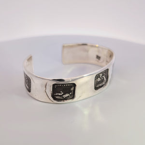 Aesop’s Fables Seal Cuff Bracelet, Sterling Silver