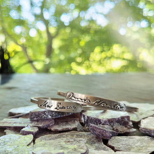 Omnia Vanitas Cuff Bracelet, Sterling Silver