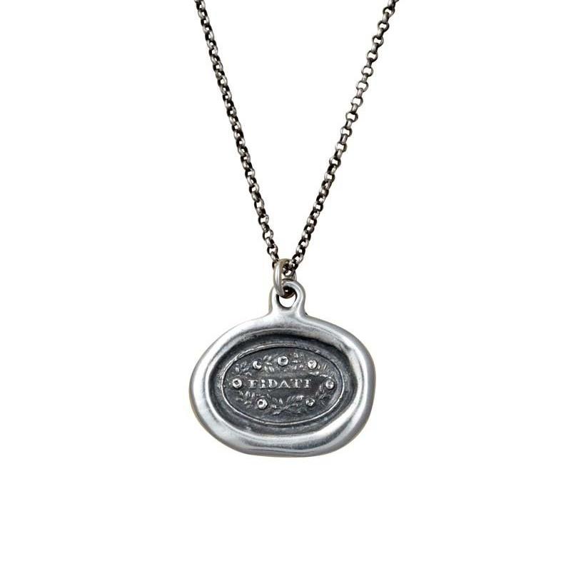 Fidati - Trusted Wax Seal necklace