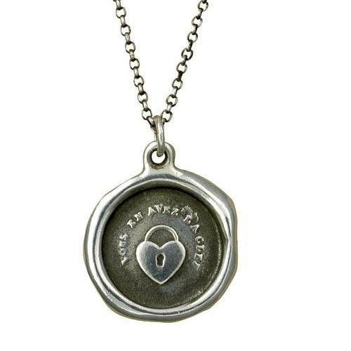 Heart Padlock - Lovers Key to my Heart Pendant