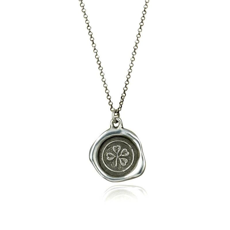 Four Leaf Clover Necklace - Irish Shamrock