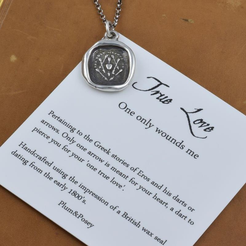One True Love Heart and Arrows Necklace