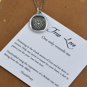 One True Love Heart and Arrows Necklace