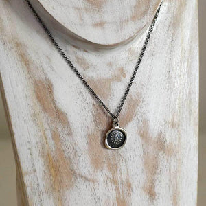 Always the Same - Leaf Pendant Wax Seal Necklace