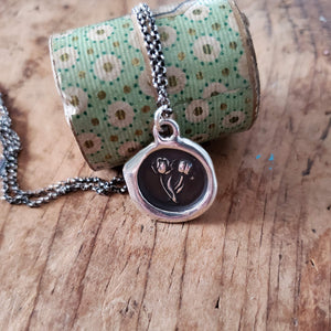 Tulip Wax Seal Necklace - Recognition