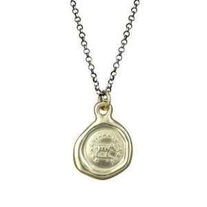 Elephant Wax Seal Necklace - Trust Your Strength