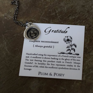 Gratitude - Sunflower and Sun