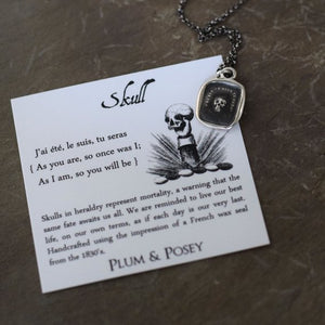 Skull Memento Mori - 'So as you are, so once was I'.