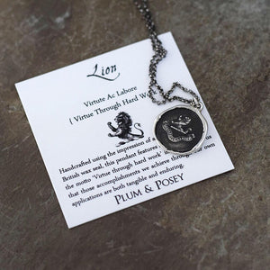 Lion 'Virtue Through Hard Work'