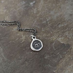 Elephant Wax Seal Necklace - I trust in myself- Trust Your Strength