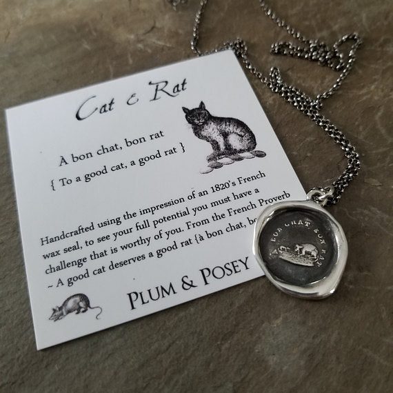 Cat Necklace - Tit for Tat
