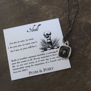 Skull Memento Mori - 'So as you are, so once was I'.