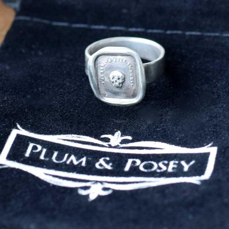 Skull Ring Memento Mori - So as you are so once was I