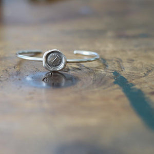Comet Wax Seal Cuff Bracelet - My fire follows me