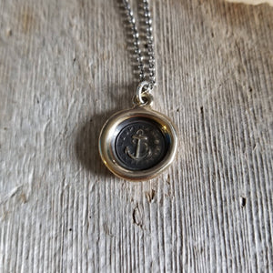 Hope Sustains Me - Victorian Whimsy Anchor in bronze