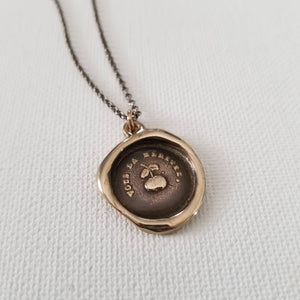 You Deserve It - Apple Encouragement in bronze