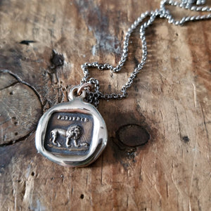 Lion and the Mouse - Aesop's Fable in bronze