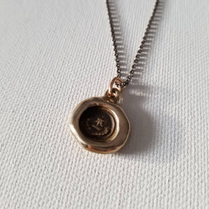 Star - Beware I am Here in bronze