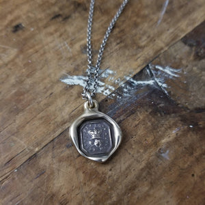 Rose and Crown - Friendship, Love and Truth in bronze