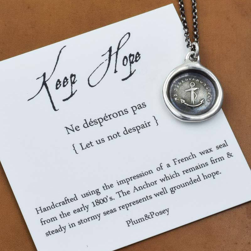 Keep Hope Anchor in Bronze
