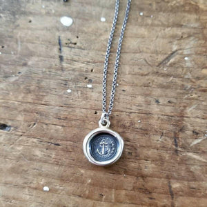 Hope Sustains Me - Victorian Whimsy Anchor in bronze