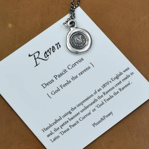 God Feeds the Ravens - Deus Pascit Corvus in bronze