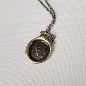 Eagle -  Deeds not words in bronze