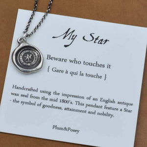 My Star - Beware who touches it in bronze