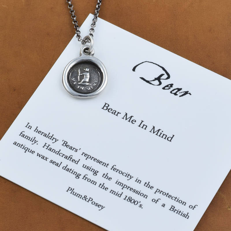 Bronze Bear Necklace - Bear me in mind