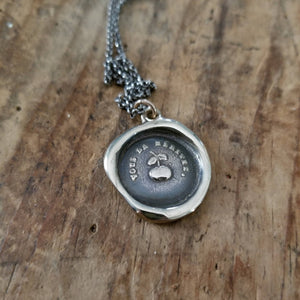 You Deserve It - Apple Encouragement in bronze