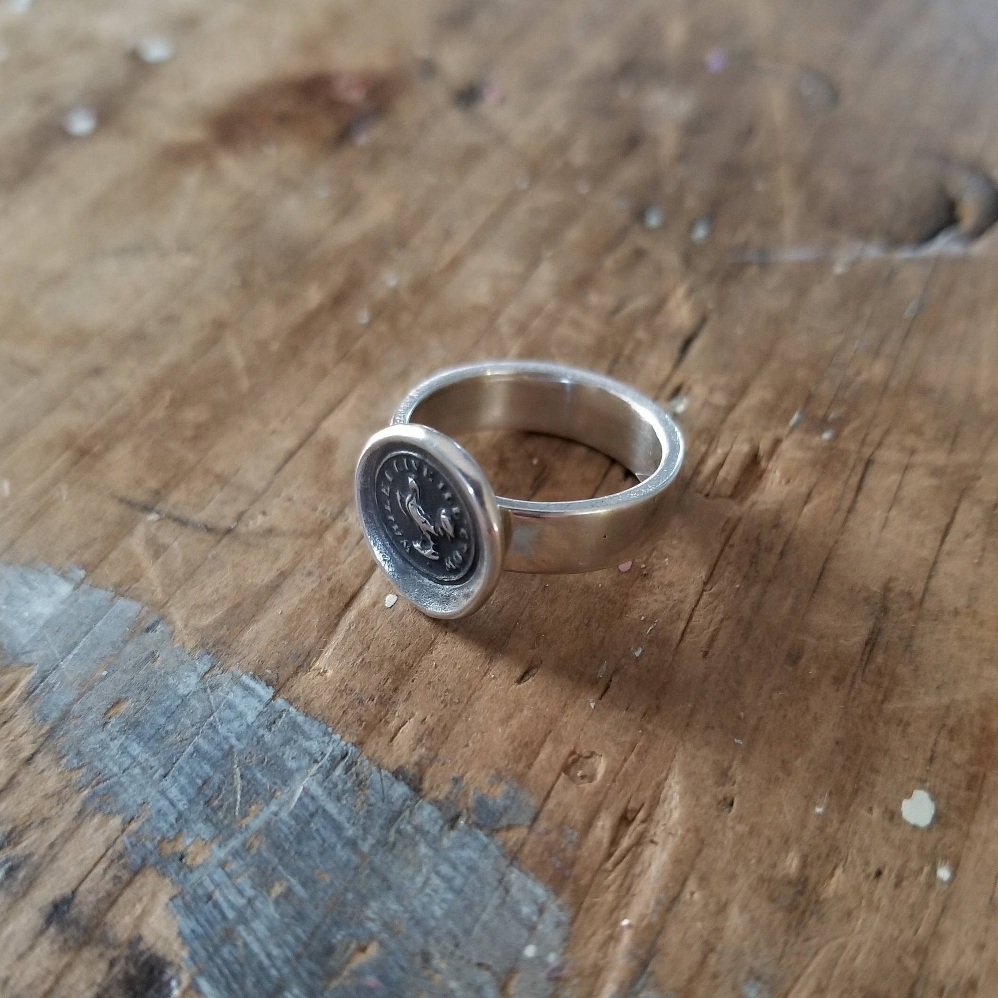 Rooster 'While I live, I'll Crow' l Ring