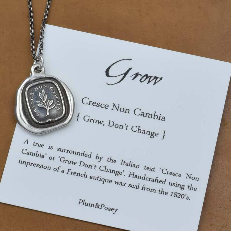Growth Necklace in Bronze - Grow, don't change