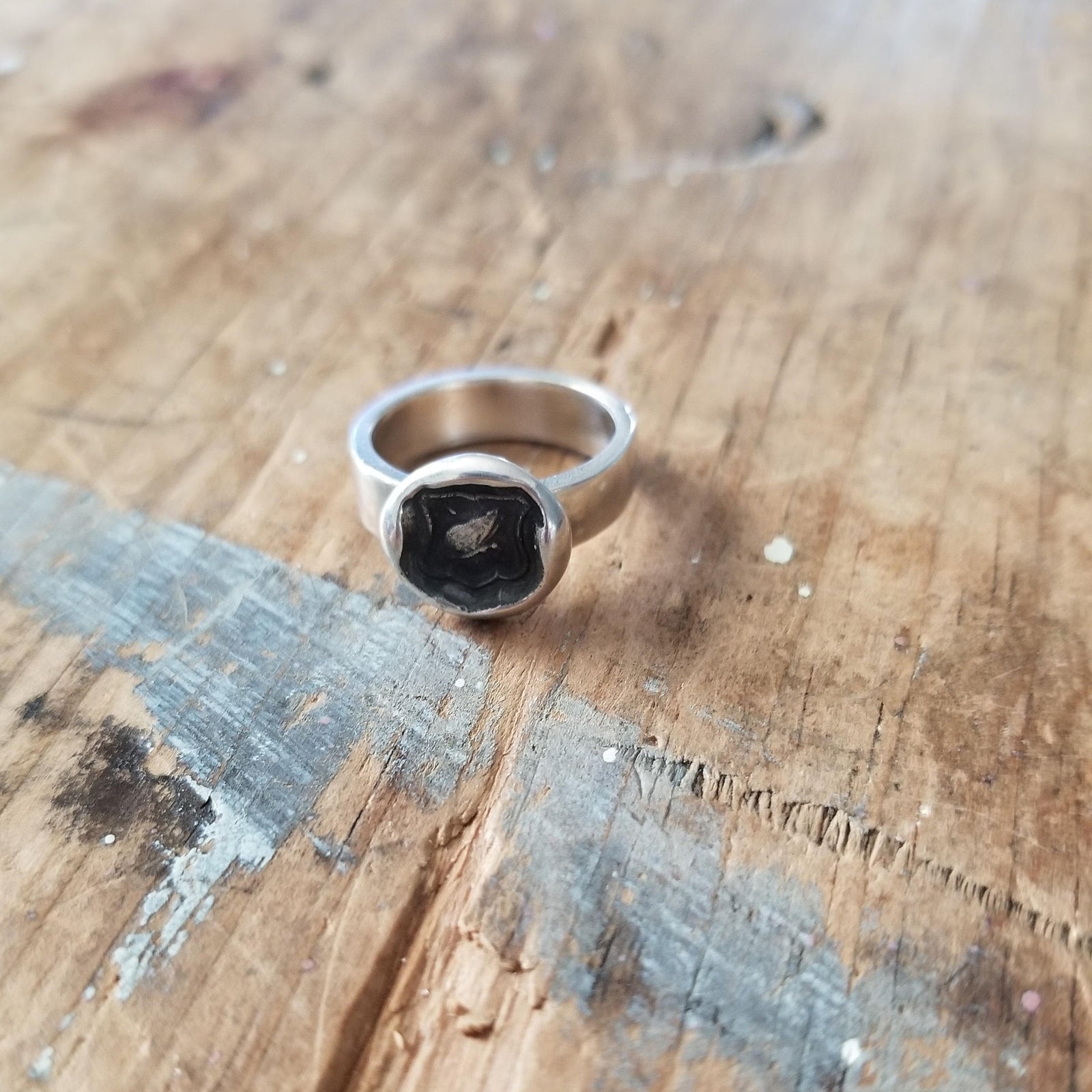 Psyche Butterfly Wax Seal Ring