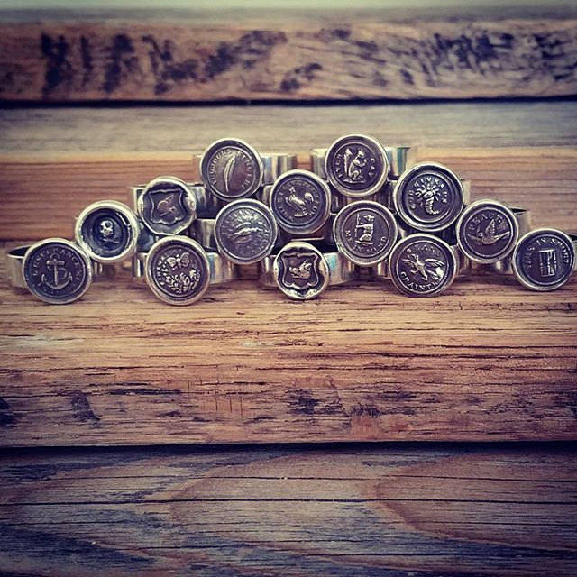 Butterfly Wax Seal Ring