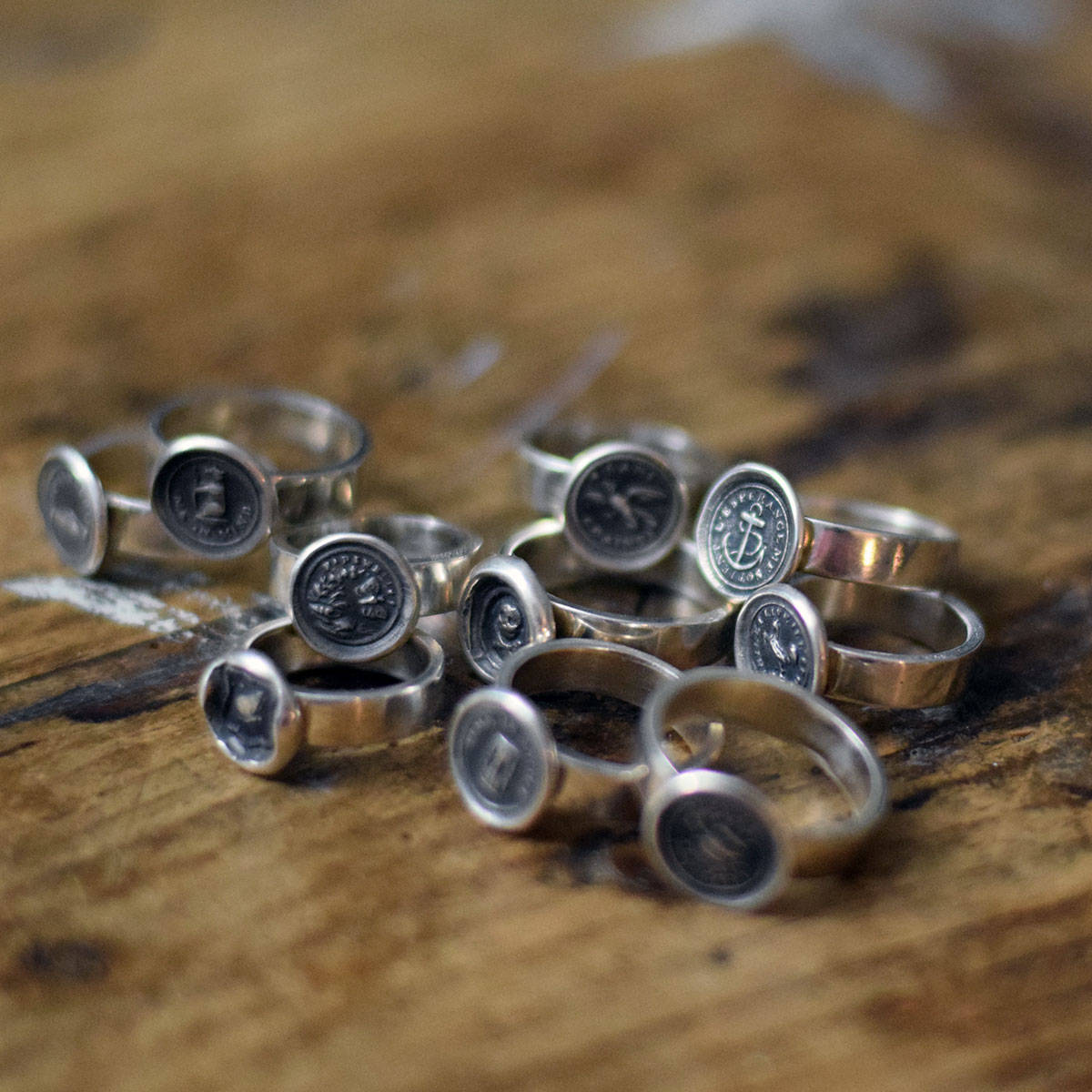 Always Wandering, Never Unfaithful' Swallow Ring