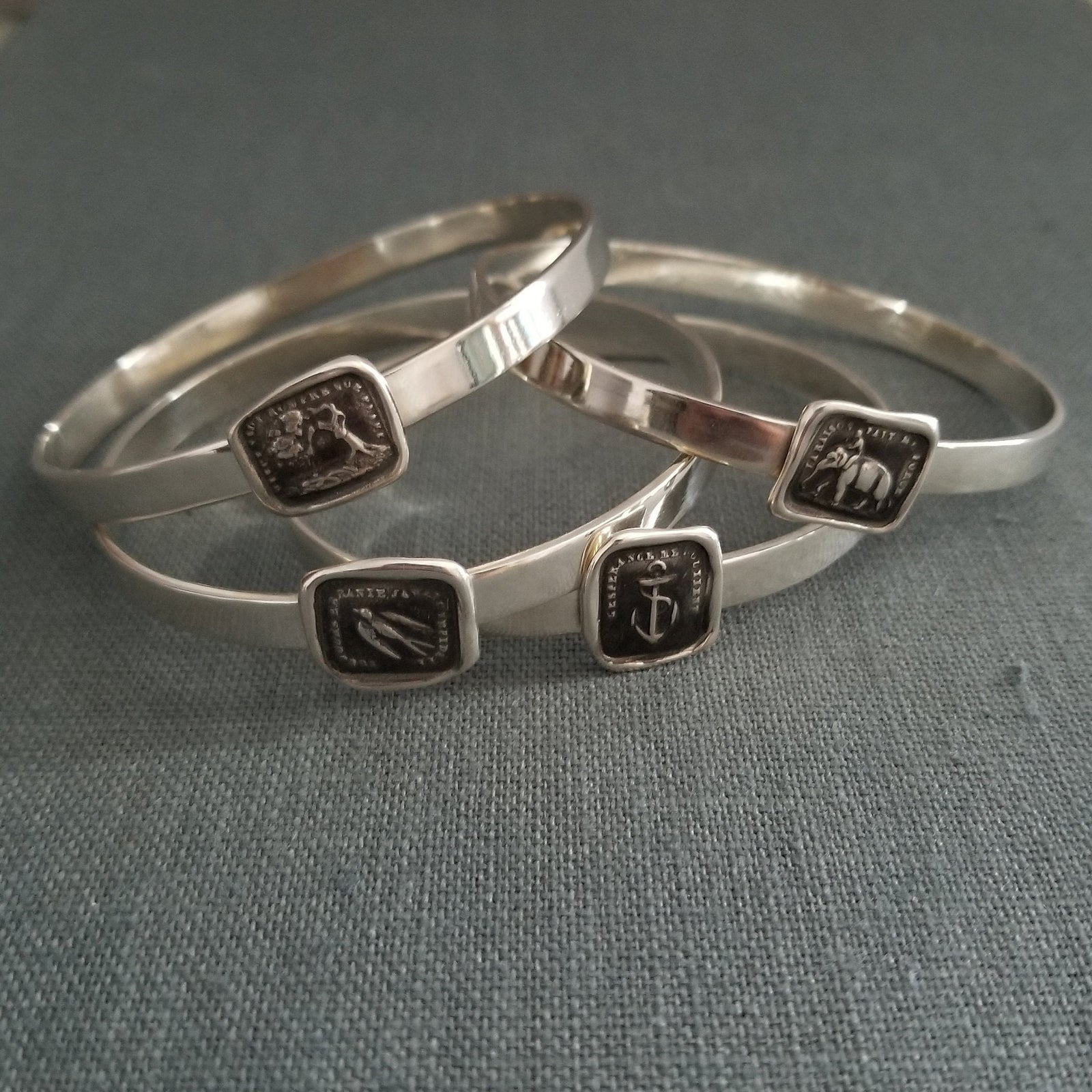 Guiding Star Wax Seal Bangle - If I lose you I am lost