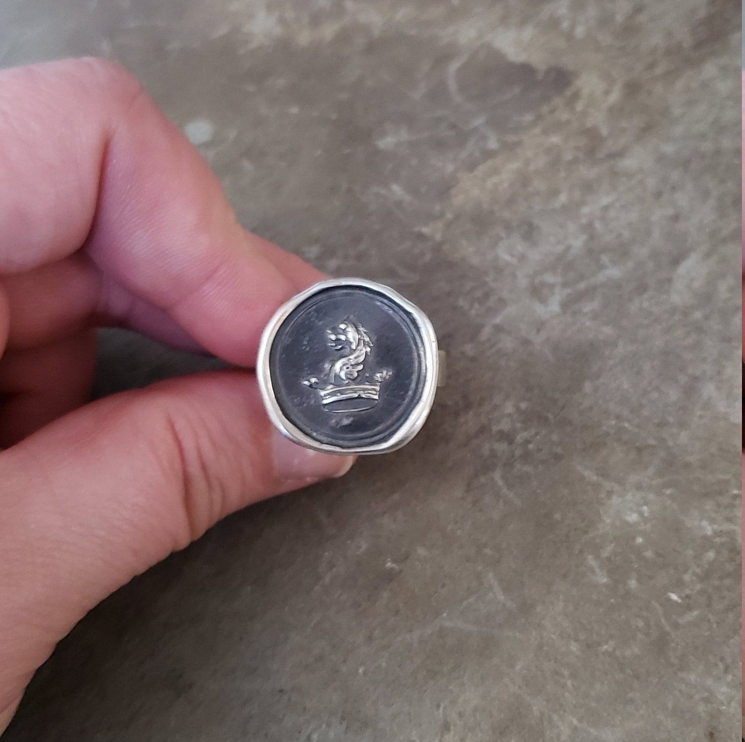 Courage to Dream Wax seal ring