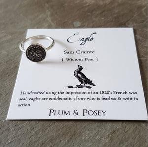 Eagle - Skinny Whimsy Ring