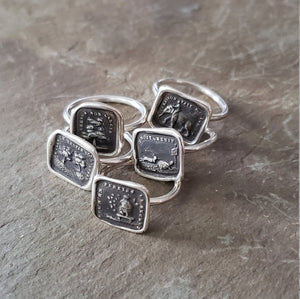 Beehive - Secrets - Skinny Stacking Ring