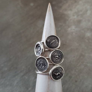 Butterfly - Changes - Skinny Whimsy Ring