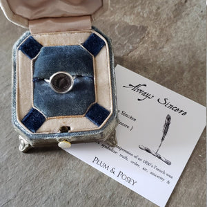 Feather - Always Sincere - Skinny Whimsy Ring