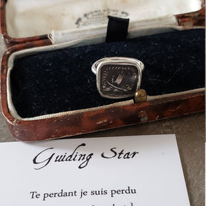 Guiding Star - If I lose you I am lost - Skinny Stacking Ring