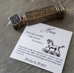 High Spirited Horse - Skinny Stacking Ring
