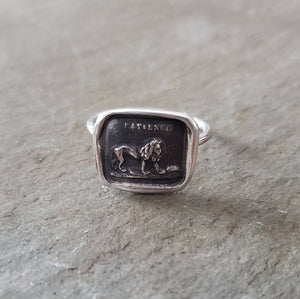 Lion and mouse - Skinny Stacking Ring